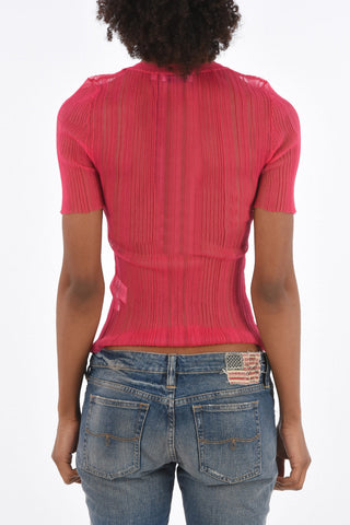 Sheer Ribbed Top