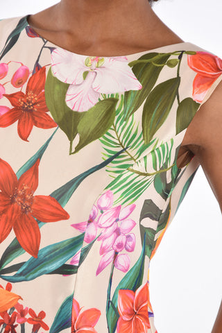Sleeveless Floral Top