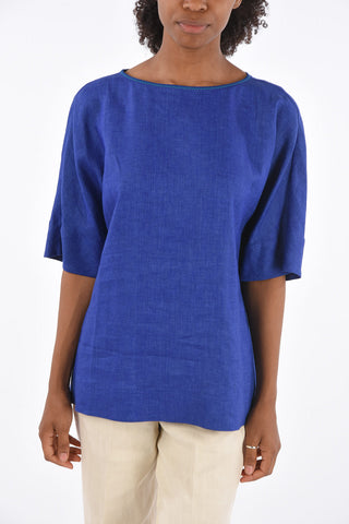 Linen KAREN ¾ Sleeve Blouse