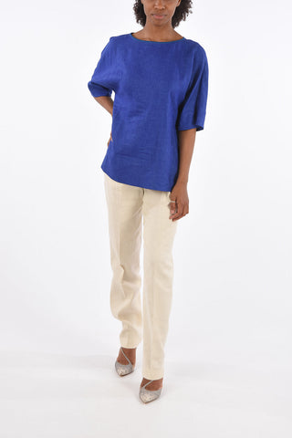 Linen KAREN ¾ Sleeve Blouse