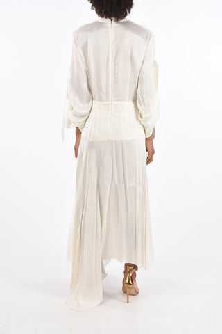Spotted Draped Dress