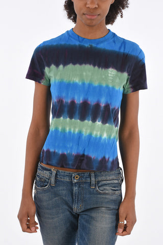 Tie Dye Effect Crewneck T-Shirt