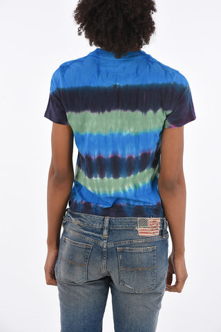 Tie Dye Effect Crewneck T-Shirt