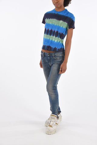 Tie Dye Effect Crewneck T-Shirt