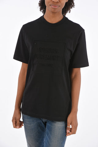Embossed Logo Crewneck T-Shirt