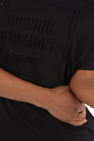 Embossed Logo Crewneck T-Shirt