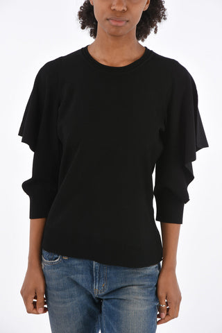3/4 Sleeve Crewneck Top