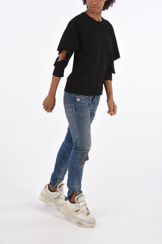 3/4 Sleeve Crewneck Top