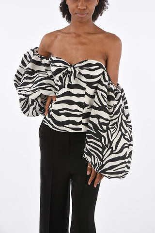 Zebra Printed BALOON Top