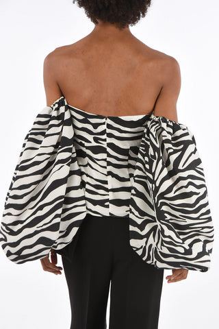 Zebra Printed BALOON Top