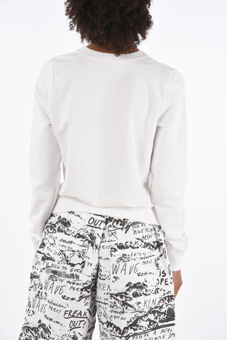 V-neck sweatshirt