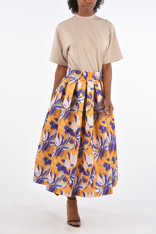 RESORT Floral Printed Circle Skirt