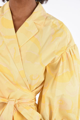 Vestito Kimono WEST con Maniche a Sbuffo