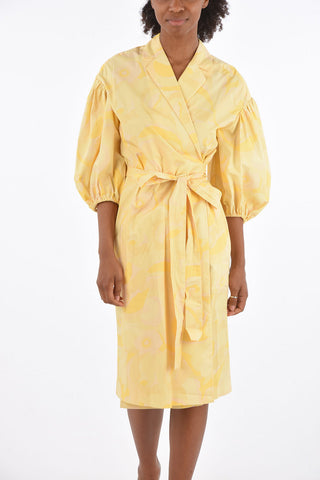 Vestito Kimono WEST con Maniche a Sbuffo