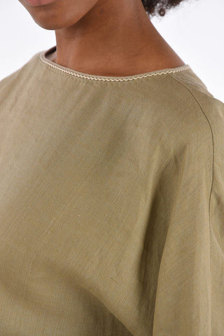 Blusa KAREN in Lino con Maniche a ¾