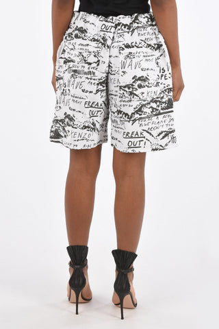 Printed Bermuda