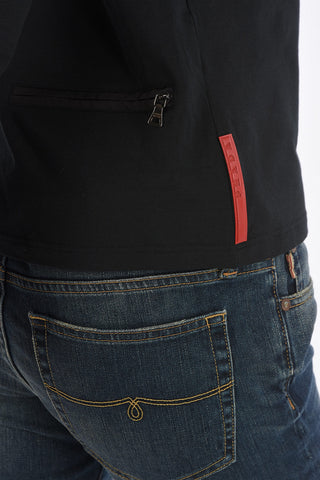 Stretch Cotton Long Sleeve T-shirt