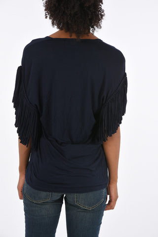 Fringed T-shirt