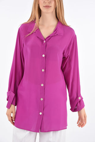 Silk Mandarin Shirt