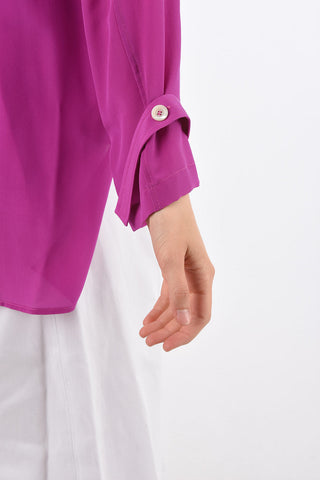 Silk Mandarin Shirt