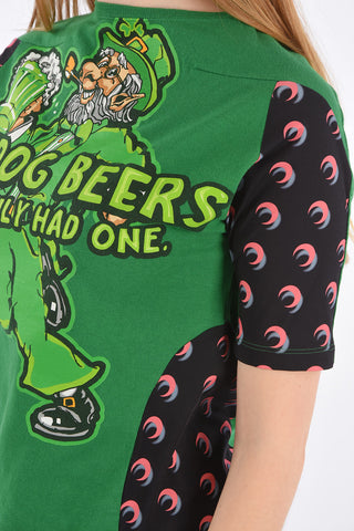 GREEN LINE Printed Crew-Neck T-Shirt