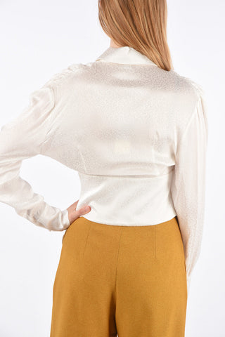 Camicia Crop Fantasia Animalier