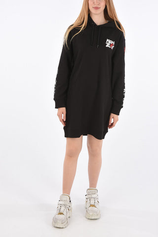 Sweat Dress with Hood