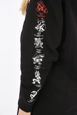 Sweat Dress with Hood