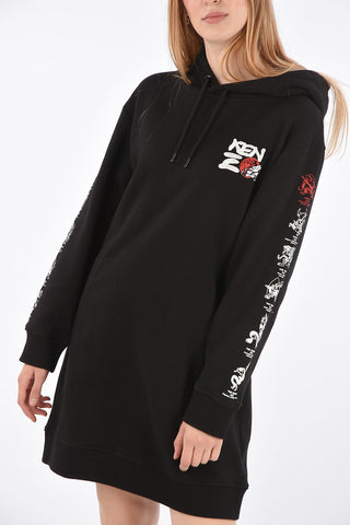 Sweat Dress with Hood