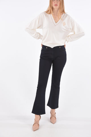 Printed Boot cut Jeans