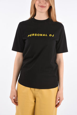 Embroidered PERSONAL DJ Crew-Neck T-Shirt