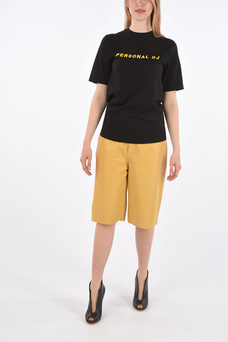 Embroidered PERSONAL DJ Crew-Neck T-Shirt