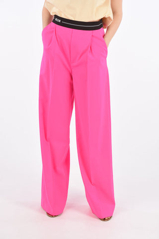 Single Pleat Palazzo Pants