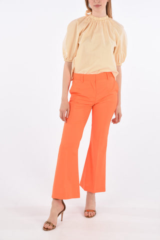 Hidden Closure Bootcut Pants