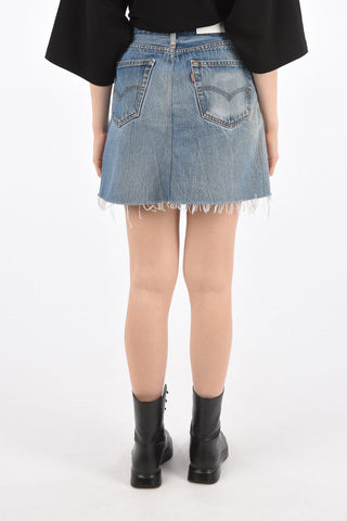 LEVIS Denim High Rise Mini Skirt