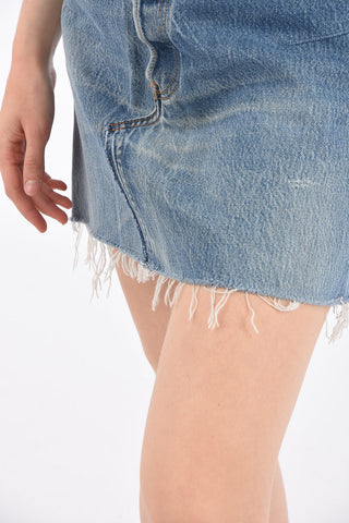 LEVIS Denim High Rise Mini Skirt