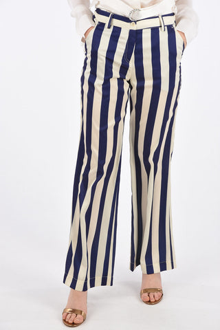 Striped Straight Fit Pants