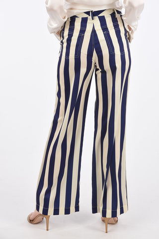 Striped Straight Fit Pants