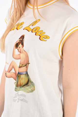 T-shirt Senza Maniche Stampata