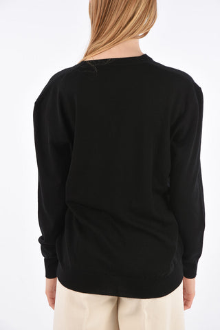 Virgin Wool V-neck Sweater