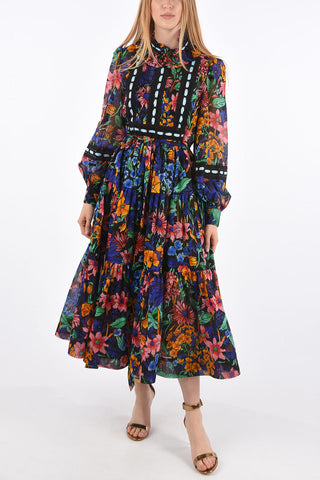 RUNWAY Floral Embroidered Dress