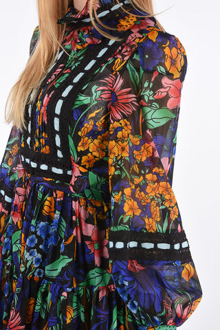 RUNWAY Floral Embroidered Dress