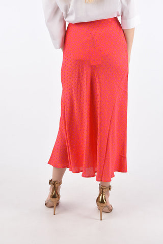 Heart Printed JEMIMA Flared Skirt