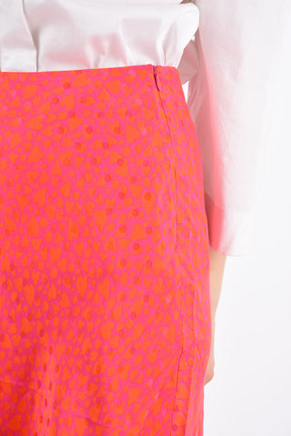 Heart Printed JEMIMA Flared Skirt