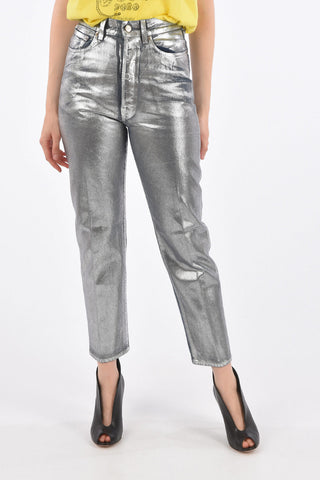 Waxed Denim Jeans