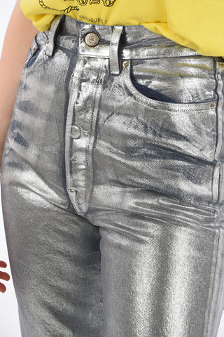 Waxed Denim Jeans