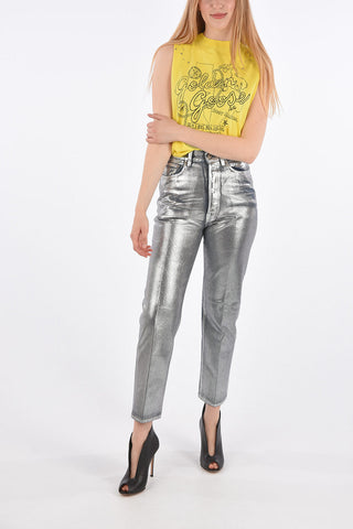 Waxed Denim Jeans