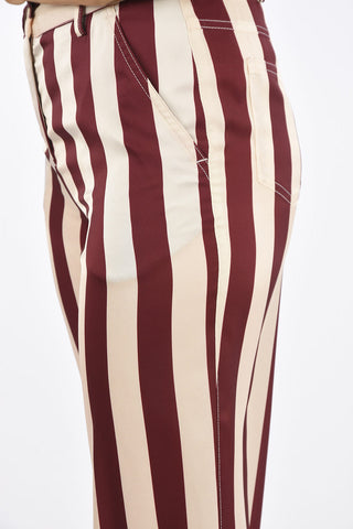 Striped Straight Fit Pants