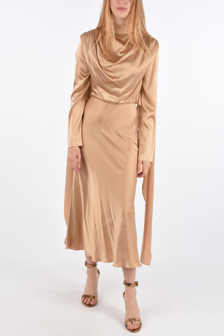 Vestito in Seta Drappeggiato 