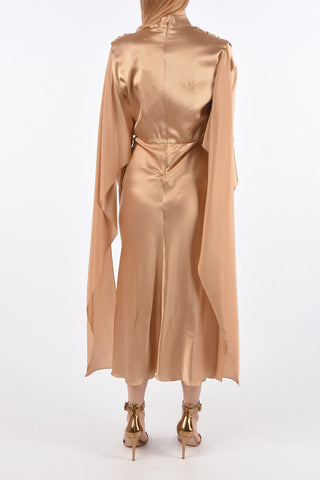 Vestito in Seta Drappeggiato 